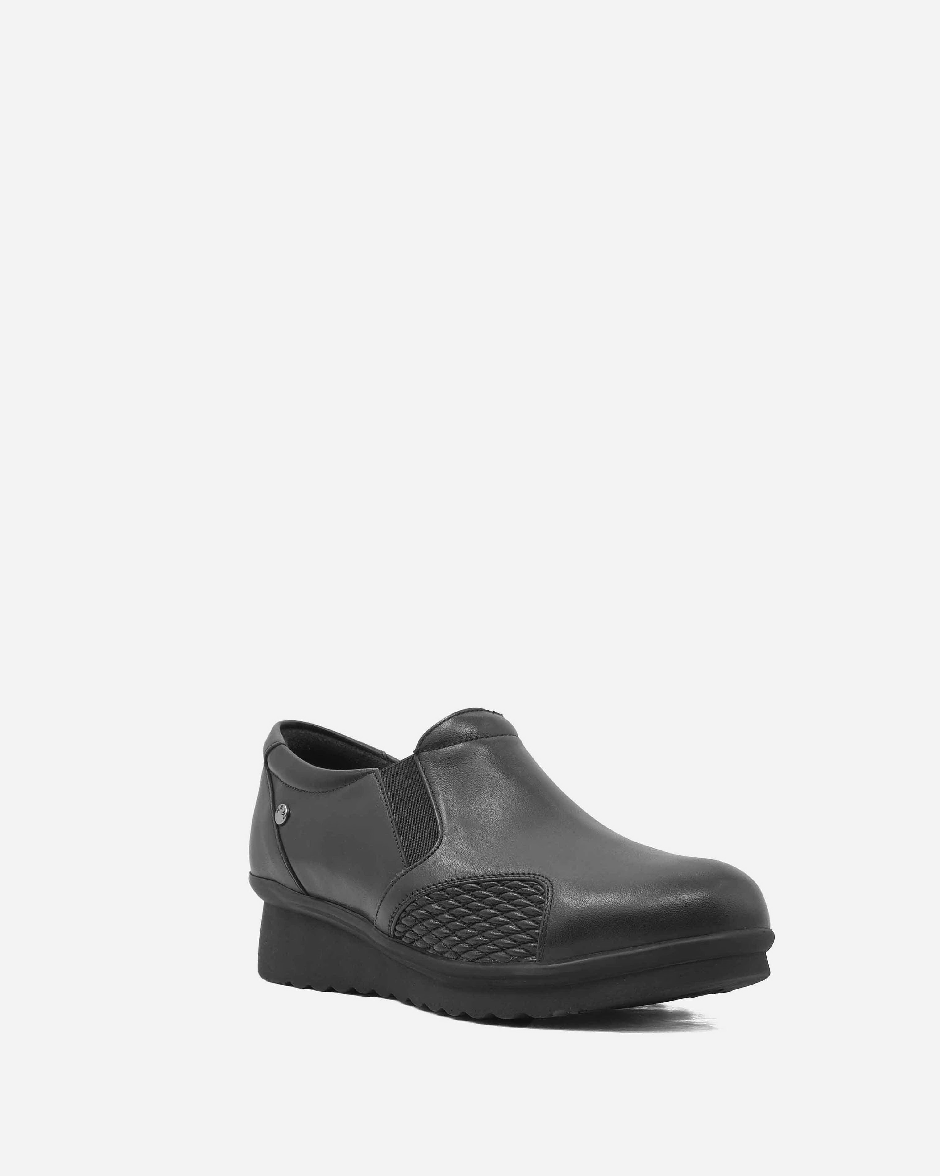 کفش زنانه 2443 شناسه 0090 چرم طبیعی