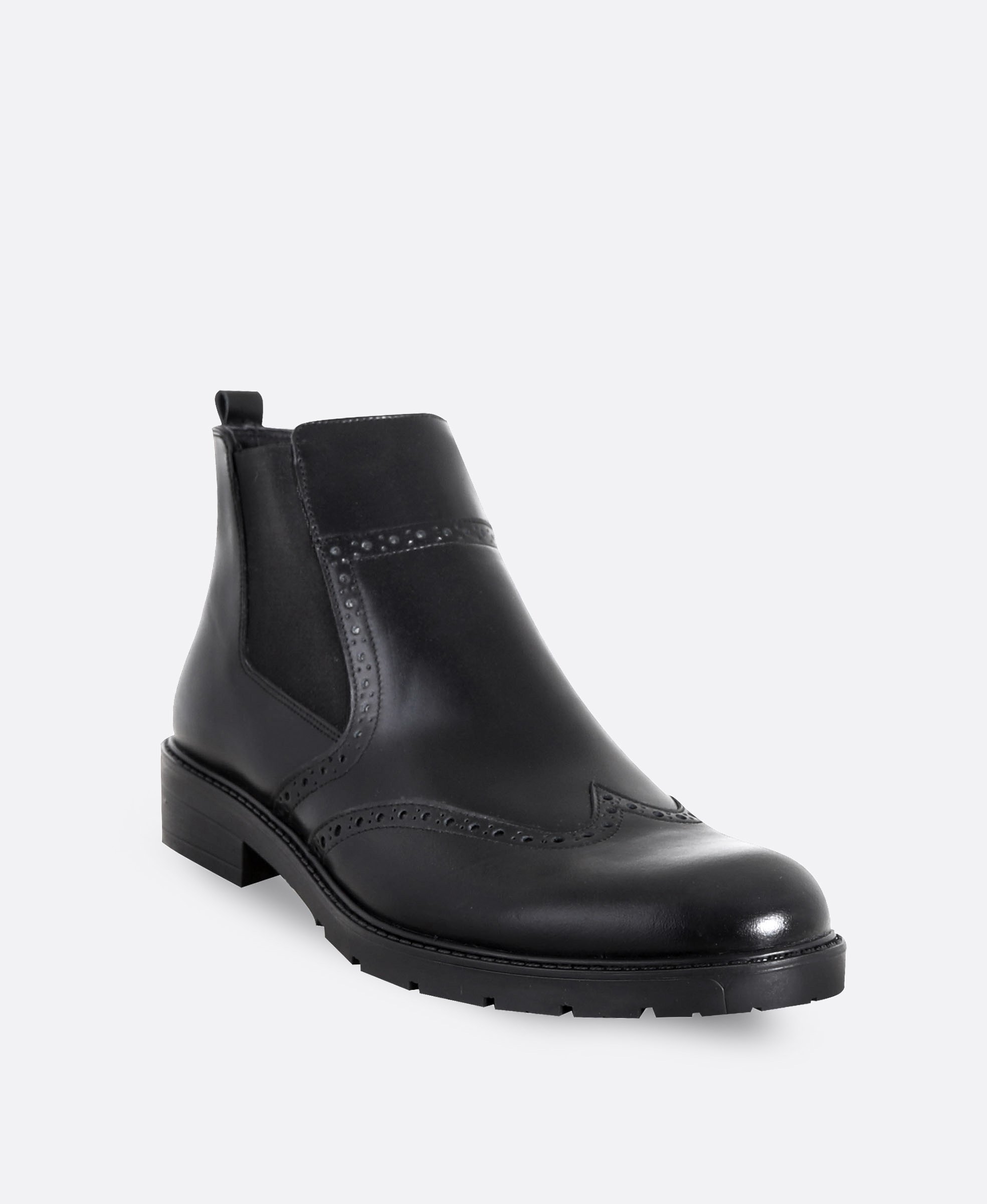 نیم بوت مردانه 10442 شناسه 3503چرم طبیعی