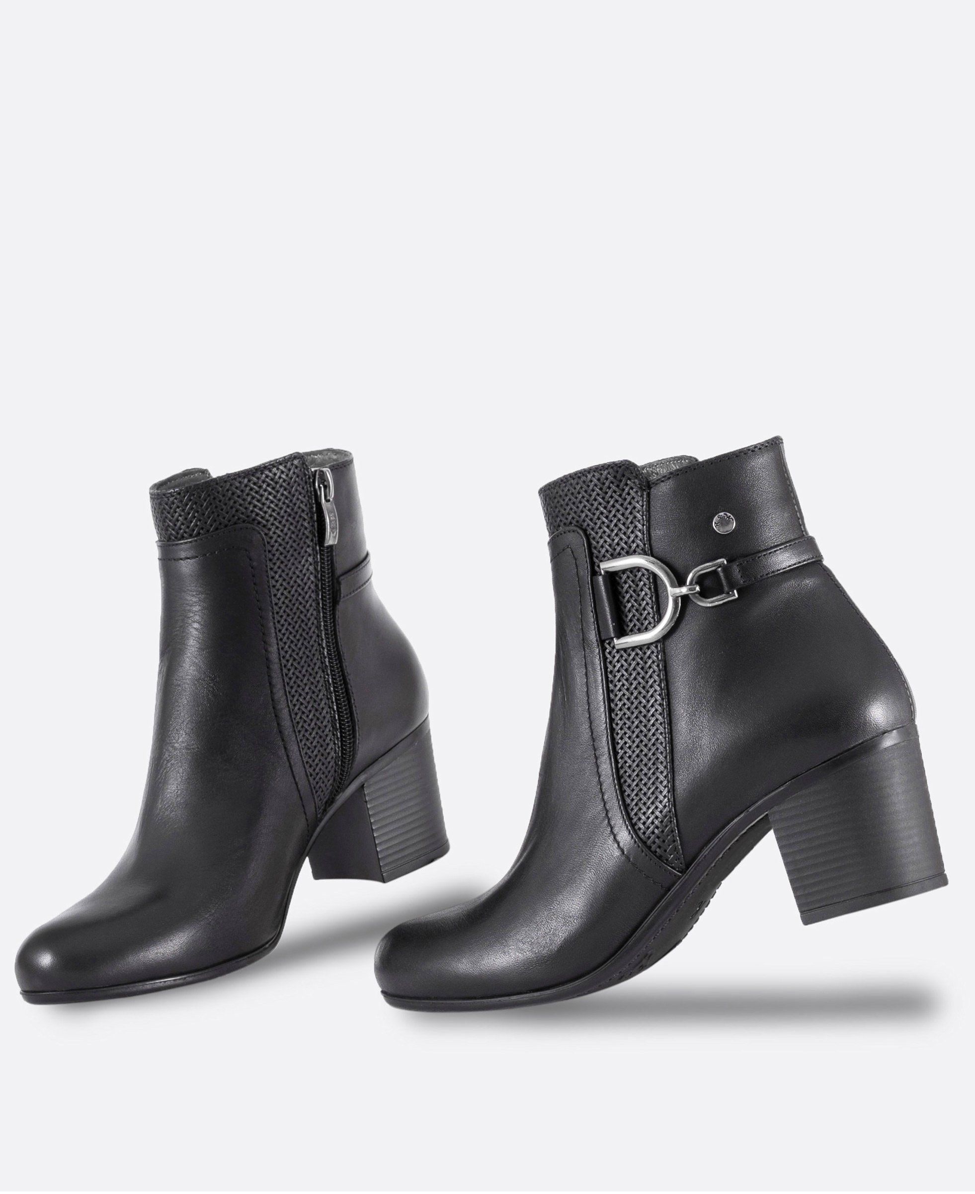 نیم بوت زنانه 2119 شناسه 6020 چرم طبیعی