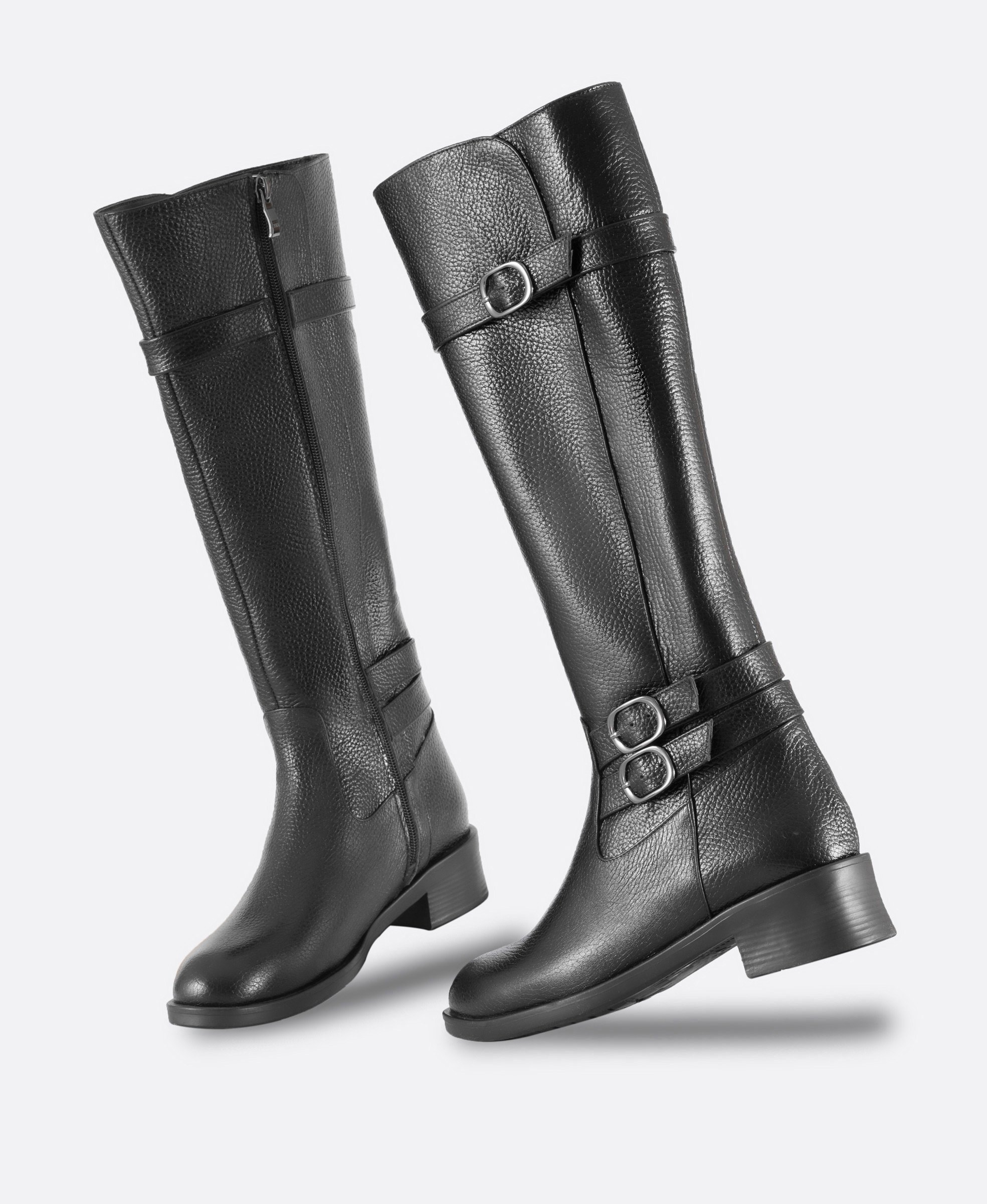 بوت زنانه 1197 شناسه 6223 چرم طبیعی